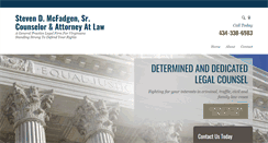 Desktop Screenshot of mcfadgenlaw.com